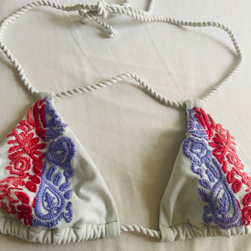 Victoria’s Secret Embroidered bikini top